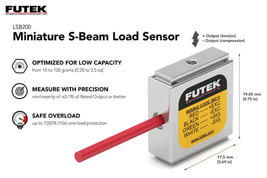 拼搏官方网站 LSB200 微型力传感器